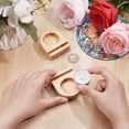 thumbnail image 3 of Wood Candle Holder Arch PeachPuff 69.5x59.5x20mm Inner Diameter: 39.5mm, 3 of 9