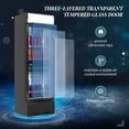 thumbnail image 5 of Chingoo 24'' Commercial Drink Refrigerator with Glass Door, 11 Cu.ft Merchandiser Refrigerator with Adjustable Shelves Black, 5 of 9