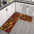 thumbnail image 3 of 2 Pieces Of Kitchen Rugs and Mats Non Skid Washable Happy Halloween (15) Kitchen Mat,Floor Cushion Waterproof Rug,Rubber Backed Area Rugs for Laundry 47*17+30*17, 3 of 7