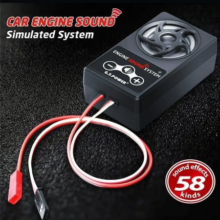 Car Engine Sound Simulated System Module 58 Sounds for 1/10 RC Crawler Off-road