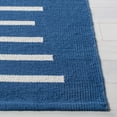 thumbnail image 6 of SAFAVIEH Montauk Amadine Striped Cotton Area Rug, Navy/Ivory, 4' x 6', 6 of 9