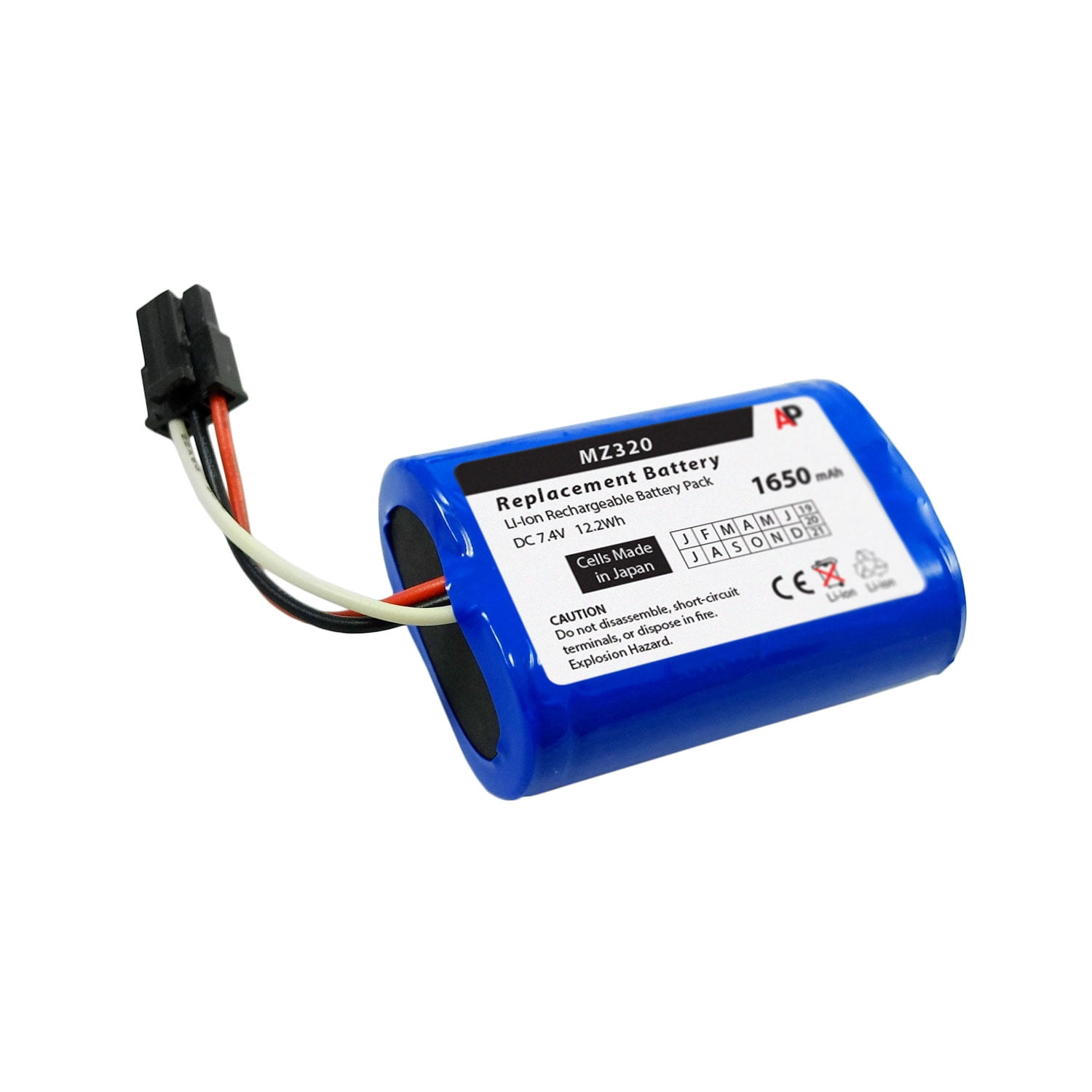 Original Zebra BT17790-2 Battery - 1620mAh, 7.4V - For Zebra MZ220 & MZ320 Mobile Printers