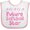 White and Pink, variant on Inktastic Future Softball Star Girls Baby Bib