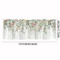 thumbnail image 3 of Vfedsrsge Cottage Floral Leaf Window Valance - Rod Pocket, 54x18 In, Light Blocking, Polyester - Decor for Kitchen/Living Room, Multicolor, 3 of 6