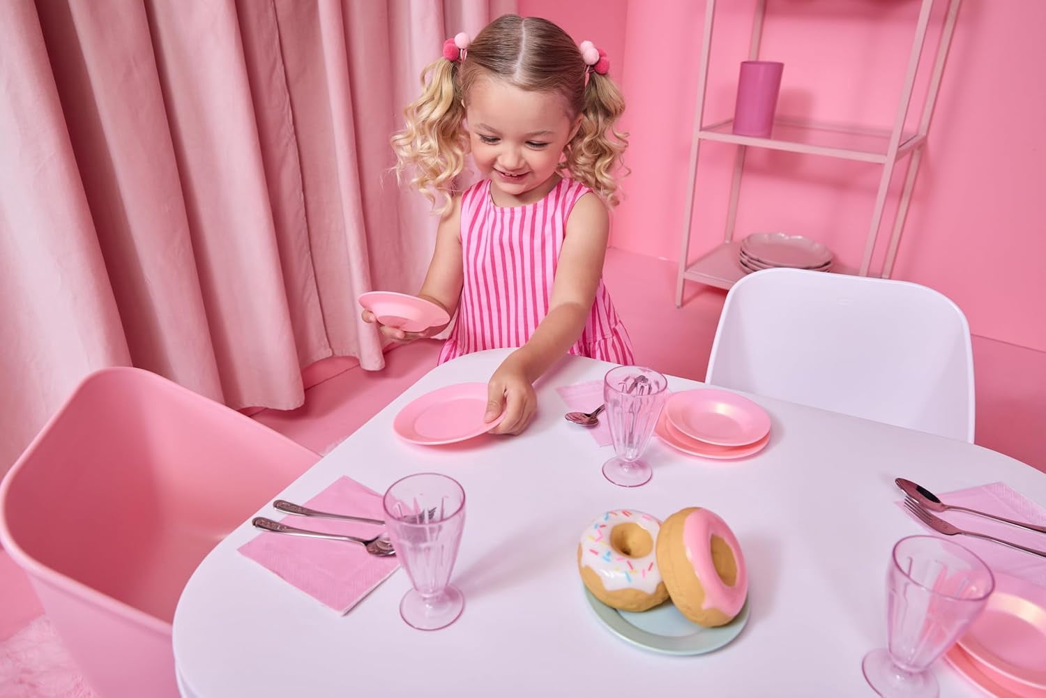 Little Tikes Sweet Spaces Snack & Play Kids Table, Playroom Furniture, Ages 1-6 Years