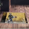 thumbnail image 6 of 3D Printed Rug, Office Decor Rug, Easy To Clean Rug, Housewarming Gift, Rug, Banksy Music Rug, Graffiti Rugs, Gift For The Home, 5.9'x9.2' - 180x280 cm, 6 of 8