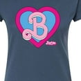 thumbnail image 3 of Barbie the Movie - Heart Crest - Juniors Fitted Graphic T-Shirt, 3 of 5