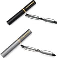 thumbnail image 1 of ZUVGEES Lunettes de Lecture Mini Compactes et Minces Faciles à Transporter - Lecteurs Portables Légers avec Étui à Clip pour Stylo, 1 of 6