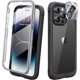 thumbnail image 1 of Funda Diaclara diseñada para iPhone 14 Pro de 6.1 pulgadas, [actualizada en 2023], resistente y de cuerpo completo con protector de pantalla táctil antirrayas integrado + protector de lente de cámara, 1 of 8