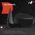 thumbnail image 3 of A-Premium Driver Side Power Door Mirror - Compatible with Nissan Sentra 2013 2014 2015 - Non-Heated, Manual Folding Black Outside Rear View Mirror - Replace# 96302-3SG0B, 3 of 8