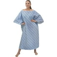 thumbnail image 2 of 3 Pack - AMU Solutions 5XL Hospital Gown Oversized Hospital Robe for Men or Women, Delivery Gown, 2 of 4