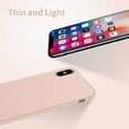 thumbnail image 2 of iPhone Xs Case/iPhone X Case,Ultra Slim Fit iPhone Case Liquid Silicone Gel Cover with Full Body Protection Anti-Scratch Shockproof Case Compatible with iPhone X/XS,Pink, 2 of 5