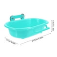 thumbnail image 3 of Plastic Parrot Bath Box Bird Cage Accessory Bathing Tub Bath for Parakeet Pet Birds, 3 of 8