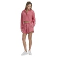 thumbnail image 2 of Mills by Millie Bobby Brown Women's Cropped Quarter-Zip Sweatshirt with Raw Edge, Sizes XXS-XXL, 2 of 5