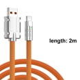 thumbnail image 2 of Cable 120W 6A USB Tipo-C Carga Rápida para (2m ) Naranja, 2 of 9