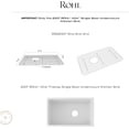 thumbnail image 7 of Rohl Wire Sink Grid For 6307 Kitchen Sinks In Stainless Steel With Feet 26 1/4" X 15 1/4", 7 of 7