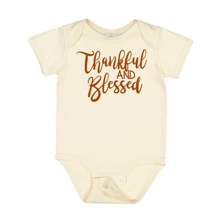 

Inktastic Thankful and Blessed Gift Baby Boy or Baby Girl Bodysuit