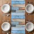 thumbnail image 6 of Starfish Table Runner - 90 Inch Long, Kitchen Dining Table Runner Dresser Scarves, Blue Brown Ocean Shell Coral Farmhouse Farmhouse Decor for Coffee Tables Wedding Party Banquet, 6 of 8