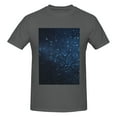 thumbnail image 4 of Bingfone Blue Glitter Retro Men'S Loose Fit Short-Sleeve Pocket T-Shirt, 4 of 7