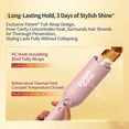 thumbnail image 6 of Automatic Rotating Curling Iron for Long Hair, 3 Temp Automatic Curling Iron, Anti-Scald Portable Hair Curler with 500 Million High Concentration, Dual Voltage, Pink, 1 1/4 Inch, 6 of 8