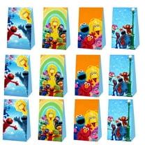 Sesame Street Goodie Party Favor Candy Bags Birthday Decorations Treat Supplies