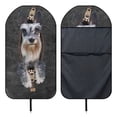 thumbnail image 6 of FUIALDOLG Schnauzer Dog Print Terry Cloth Car Seat Cover, Sweat Proof Waterproof Non Slip Towel Protector, for Cars Trucks SUVs and Sedans, 6 of 7