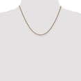 thumbnail image 2 of 14K Yellow Gold chain Spiga (Wheat) Flat Diamond-cut 18 in 1.4 mm, 2 of 5