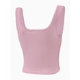 thumbnail image 3 of Women's Square Neck Crop Top Basic Sleeveless Fitted Tank Top Casual Cami, 3 of 5