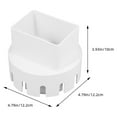PATKAW Convenient Downspout Fitting Plastic Rain Downspout Connector