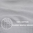 thumbnail image 2 of Simmore 100% Cotton Waffle Weave Dish Cloths for Washing Dishes, Super Soft and Highly Absorbent Dish Cloths for Kitchen, 12x12 Inches, 6-Pack, Light Gray, 2 of 7