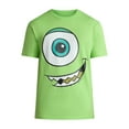 thumbnail image 5 of Mike Wazowski, Men's & Big Men's Graphic Halloween Cosplay T-Shirt and Matching Character Beanie, Sizes XS-3XL, 5 of 7