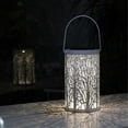 thumbnail image 4 of Leaf projection Solar hollow light Iron pattern projection light, 4 of 5