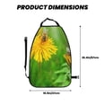 thumbnail image 6 of Goofa Bees Pollinates A Yellow Dandelion Pattern Car Back Seat Protector for Kids (2 Pack) ,Anti-kick Storage Mat for Car Seats,Shields from Footprints, 6 of 6