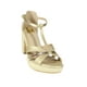 thumbnail image 1 of Sandalia de vestir Tacones Mujer Sintetico Oro Gold Leon 484117, 1 of 4
