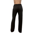 thumbnail image 3 of Just Love Women's Pajama Pants 7019-NVY-XS (Solid Black, Large), 3 of 4