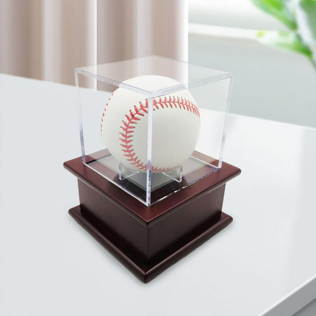 Estuche de Exhibición CUTICAT Transparente a Prueba de Polvo Titular de Béisbol