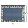 thumbnail image 7 of Larson Outdoor Area Rug, Blue, Ivory, 7 of 7