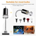 thumbnail image 3 of (Lámpara de calor 25w/50w)Lámpara de calor para reptiles, luz para reptiles con manguera giratoria de 360° y temporizada, lámpara de calefacción con apto para dragón barbudo, 3 of 5