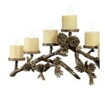 thumbnail image 3 of SPI Aluminum Pine Cone Mantelpiece Candle Holder, 3 of 3