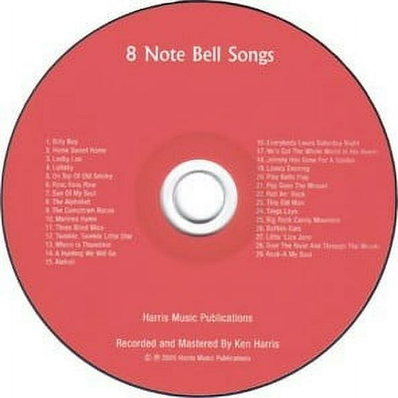 8-Note Bell Songs CD Accompaniment