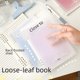 thumbnail image 4 of Cuaderno de hojas sueltas Blush no es difícil de manejar, cuaderno desmontable, cuaderno simple con alto valor de color, cuaderno de hojas sueltas B5, 4 of 4