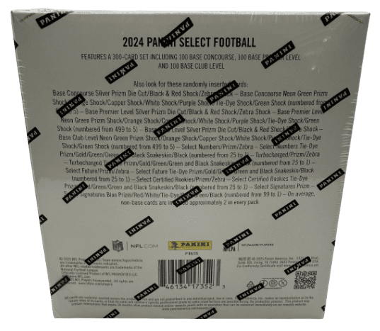 2024 Panini NFL Select Football Mega Box! (Black & Red Prizm Shock Die-Cuts!)