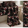 thumbnail image 6 of Soimoi Brown Cotton Poplin Fabric Ranunculus & Penoy Floral Print Fabric Prints By the Yard 42 Inch Wide, 6 of 7