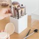 thumbnail image 4 of Makeup Brush Holder 12 Hole Storage Ventilation Breathable Makeup Brush Organizer Beauty Storage Box White, 4 of 4