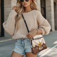 thumbnail image 4 of Tutolipy Dove Sunflower Design Crossbody Purse Ladies Crossbody Purse, Versatile Lightweight Handbag Waterproof Material for Short Trips Work, 4 of 7