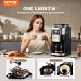 thumbnail image 2 of VEVOR 12-Cup Coffee Maker Drip Coffee Machine with 24-Hour Timer for Auto Brew, 2 of 9
