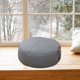 thumbnail image 5 of Puf de mesa suave y perezoso estilo japonés otomano para sala de estar, asiento de suelo, muelle gris oscuro, 5 of 8