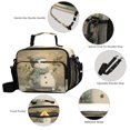 thumbnail image 4 of Insulated Lunch Bag 6L Leak-Proof Lunch Box with Shoulder Strap Multiple Pockets Lunch Tote Light Green Smiling Snowman, 4 of 9