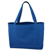 Daily Tote with Shoulder Length Handle and Outside Pocket