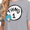 thumbnail image 3 of Dr. Seuss - Thing One - Juniors Cropped Cotton Blend T-Shirt, 3 of 6